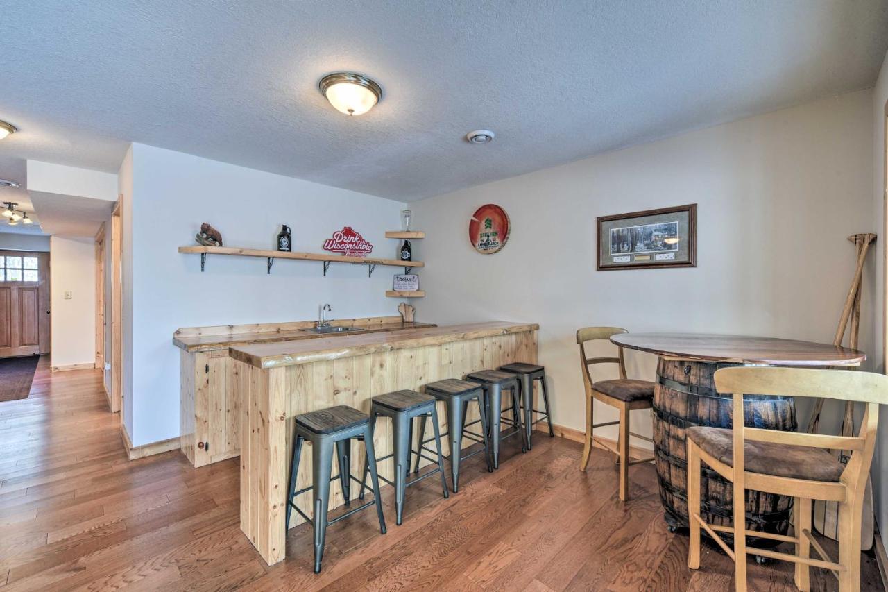 Scenic Hayward Lake View Retreat With Fire Pit Eksteriør bilde