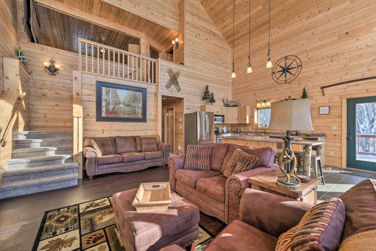 Scenic Hayward Lake View Retreat With Fire Pit Eksteriør bilde